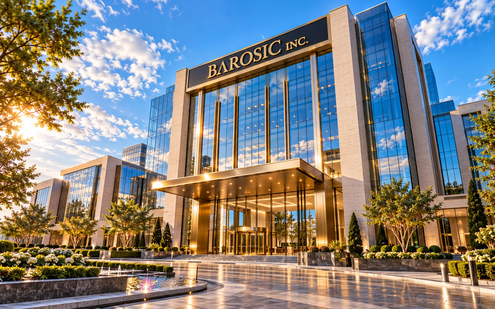 Illustrative image of the Barosic Inc. headquarters